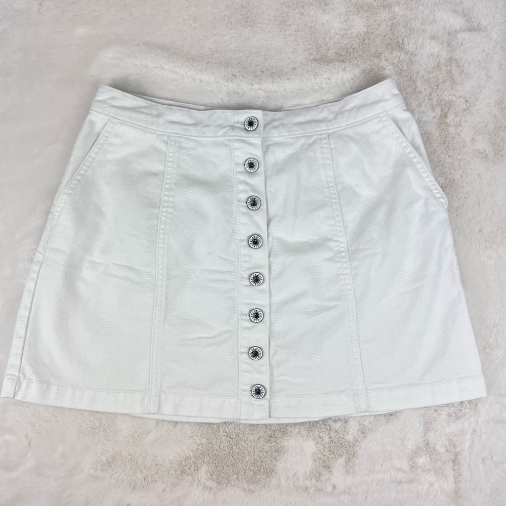 Sneakpeek White Denim Skirt Size Medium